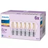 Philips Filament Bulb Frosted 60W A60 E27 x6, 7 W, 60 W, E27, 806 lm, 15000 h, Warmweiß