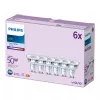 Philips Spot 50W PAR16 GU10 x6, 4,6 W, 50 W, GU10, 390 lm, 15000 h, Kaltweiß