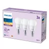 Philips Candle 40W P45 E14 x3, 4,9 W, 40 W, E14, 470 lm, 15000 h, Warmweiß