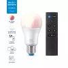 WiZ Bulb 8W (Eq.60W) A60 E27 x1 + Fernbedienung, Intelligente Lampe, Wi-Fi/Bluetooth, Weiß, Wi-Fi 4 (802.11n), 802.11b, 802.11g, LED, E27