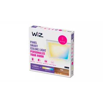 Smarte Deckenleuchte Signify WiZ Panel Ceiling 12 W Quadratisch, 12 W, Wi‑Fi, 300×300×42 mm, weiß