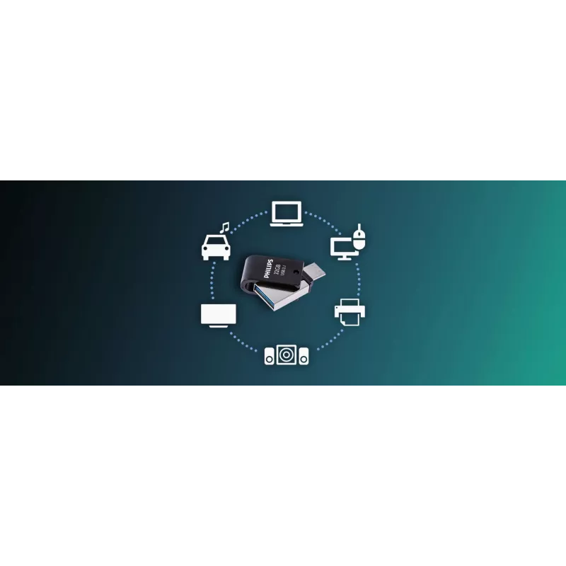 Philips FM32DC152B/00 USB-Stick 32 GB USB Type-C 3.2 Gen 1 (3.1 Gen 1) Schwarz