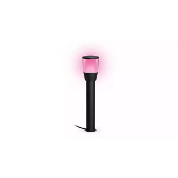 Intelligente Pollerleuchten-Erweiterung Signify WiZ – LED-Sockel-/Pfostenleuchte, 12 V, 108,5 × 108,5 × 518 mm, schwarz