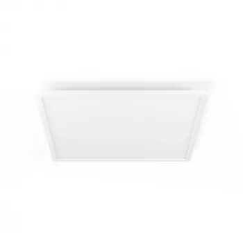 Philips Aurelle Quadrat-Panel-Leuchte, Smart Deckenleuchte, Bluetooth/Zigbee, Weiß, LED, Aluminium, variabel