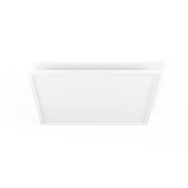 Philips Aurelle Quadrat-Panel-Leuchte, Smart Deckenleuchte, Bluetooth/Zigbee, Weiß, LED, Aluminium, variabel