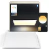 Philips Aurelle Quadrat-Panel-Leuchte, Smart Deckenleuchte, Bluetooth/Zigbee, Weiß, LED, Aluminium, variabel