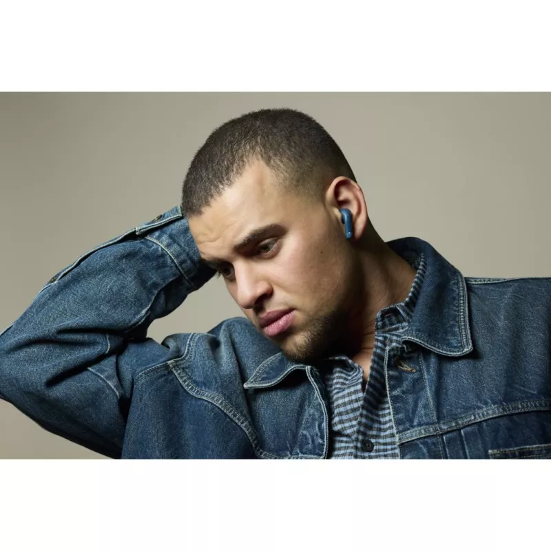 Hama Twins Core 2 Headset True Wireless Stereo (TWS) In-Ear-Kopfhörer Anrufe/Musik USB Type-C Bluetooth Blau