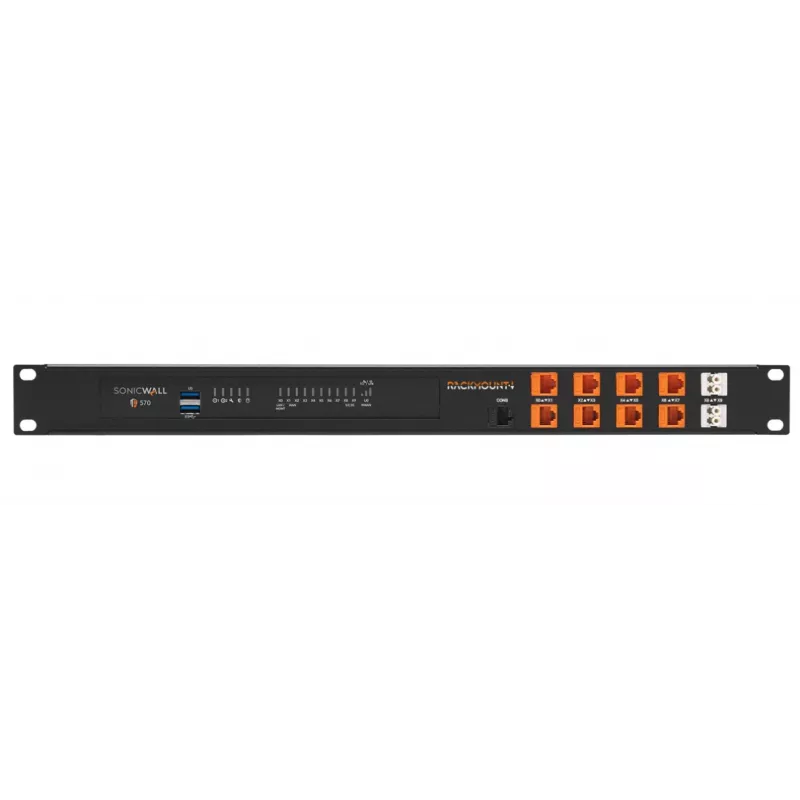Rackmount IT Rackmount-Kit für SonicWall TZ570W RM-SW-T12 1U – kompatible 1U-Rackmontage