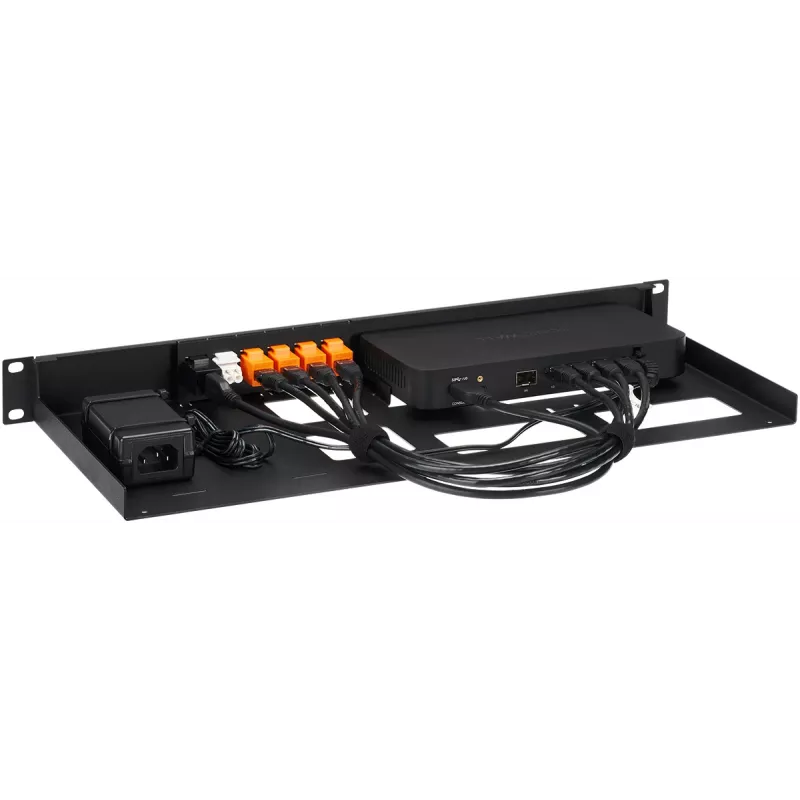 1U Rackmount Kit für SonicWall TZ80 von rackmount it RM-SW-T14 — 1U Montageset für SonicWall TZ80 Appliance