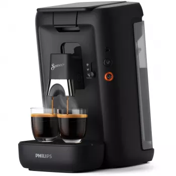 Senseo Maestro CSA260/60 TIEFSCHWARZ, Pad-Kaffeemaschine, 1,2 L, Kaffeepad, 1450 W, Schwarz