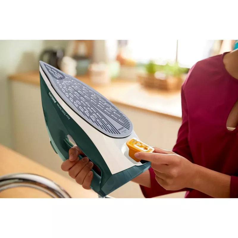 Philips 7000er Serie DST7031/70 Bügeleisen Dampfbügeleisen SteamGlide Plus-Bügelsohle 2800 W Grün, Mintfarbe