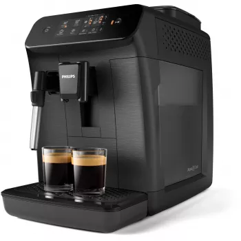 Espressomaschine Philips 800 Serie EP0820/00 — Vollautomat, 1,8-L-Tank, integriertes Keramikmahlwerk 275 g, 15 bar, schwarz