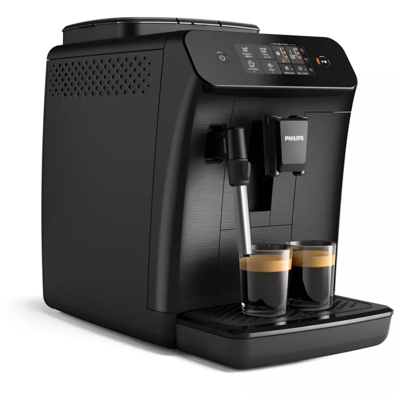 Espressomaschine Philips 800 Serie EP0820/00 — Vollautomat, 1,8-L-Tank, integriertes Keramikmahlwerk 275 g, 15 bar, schwarz