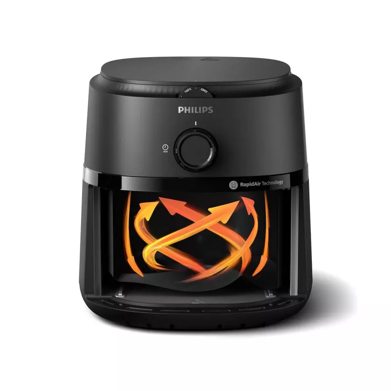 Heißluftfritteuse Philips 1000 Serie NA110/00 3,2 l 1300 W Schwarz