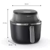 Heißluftfritteuse Philips 3000 Series Ovi XL NA341/00 – RapidAir Plus Tisch-Heißluftfritteuse
