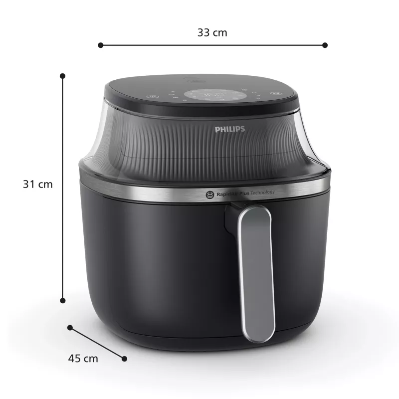 Heißluftfritteuse Philips 3000 Series Ovi XL NA341/00 – RapidAir Plus Tisch-Heißluftfritteuse