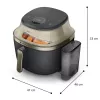 Philips 5000 series NA547/07 Fritteuse Einzel 7,2 L Standgerät 2000 W Heißluftfritteuse Schwarz, Gold