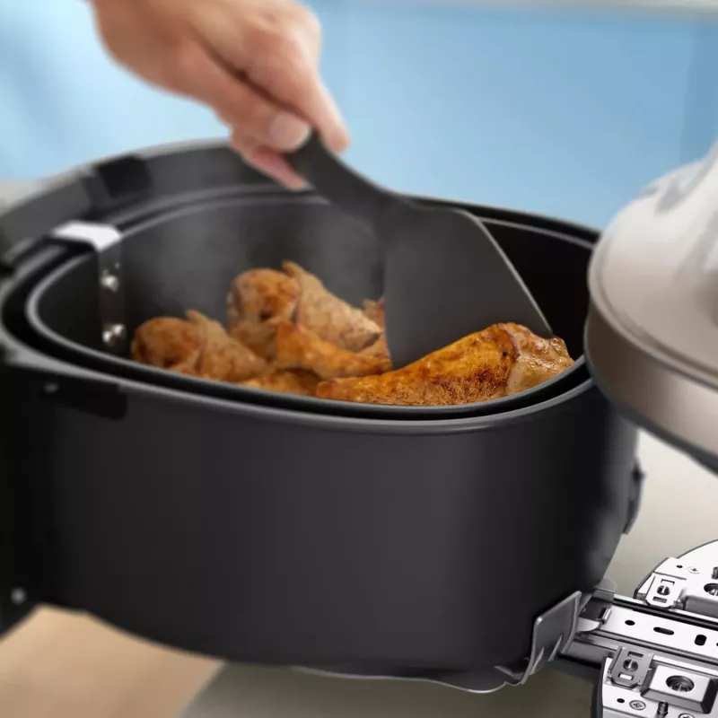 Philips 5000 series NA547/07 Fritteuse Einzel 7,2 L Standgerät 2000 W Heißluftfritteuse Schwarz, Gold