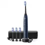 Wiederaufladbare Schallzahnbürste Philips Series 7100 HX7423/08 — integrierter Li-Ion-Akku, 4 Bürstenköpfe, Daily Care/Gum Care/Sensitive