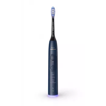 Wiederaufladbare Schallzahnbürste Philips Series 7100 HX7423/08 — integrierter Li-Ion-Akku, 4 Bürstenköpfe, Daily Care/Gum Care/Sensitive