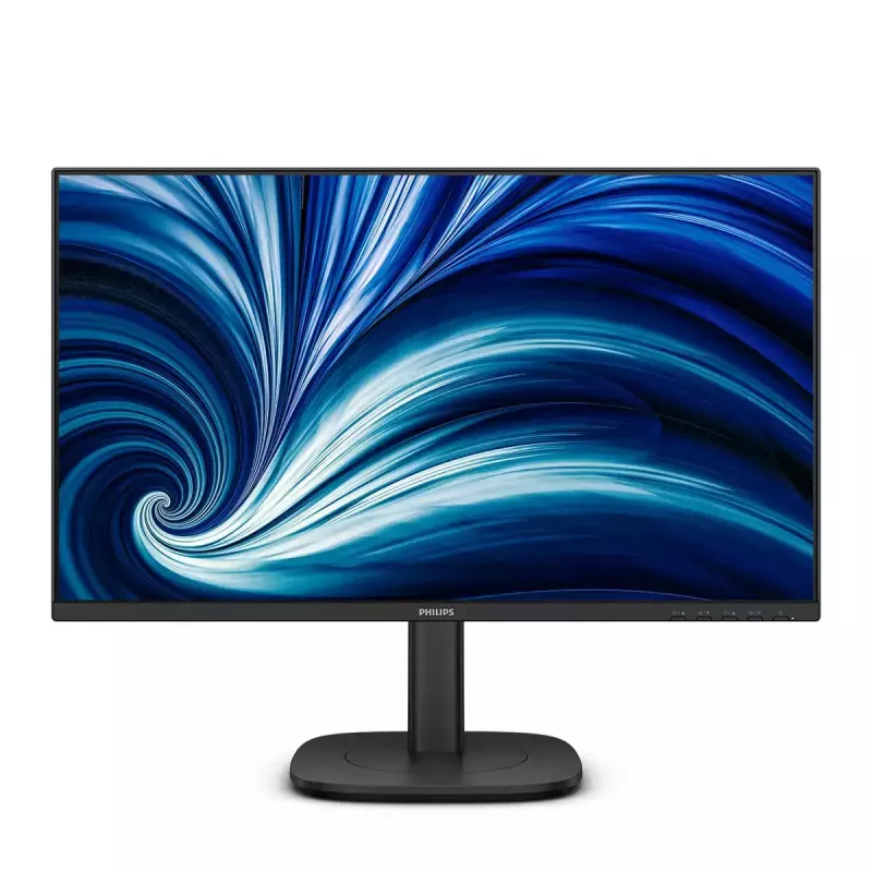 Monitor Philips 24B2U3601 23,8 Zoll (60,5 cm) IPS Quad HD 2560x1440, USB 3.2 Hub, USB-C, Lautsprecher, höhenverstellbar, VESA, Schwarz