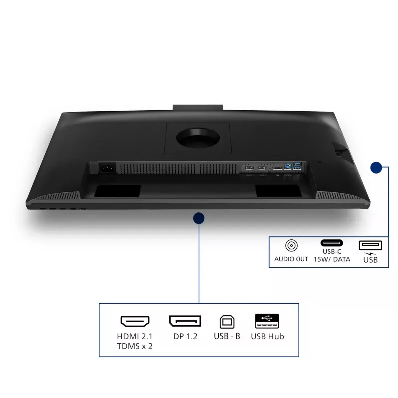 Computer monitor Philips 27B2N3500JH 27 inch (68.6 cm) IPS LCD Quad HD 2560×1440, 4 ms, 350 cd/m², USB hub, speakers, VESA, Schwarz