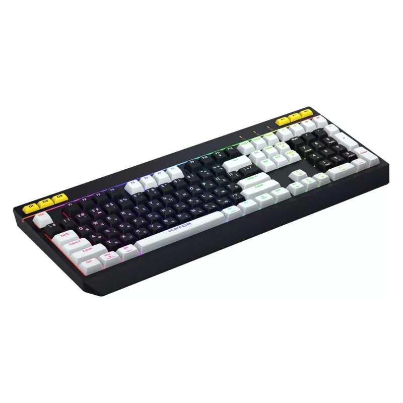 HATOR Icefall Tastatur Gaming USB QWERTY US English Schwarz RGB LED