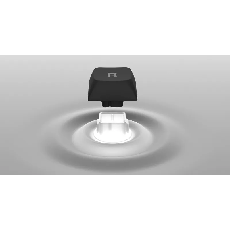HATOR Icefall Tastatur Gaming USB QWERTY US-Englisch Weiß Full-Size RGB LED