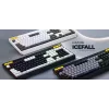 HATOR Icefall Tastatur Gaming USB QWERTY US-Englisch Weiß Full-Size RGB LED