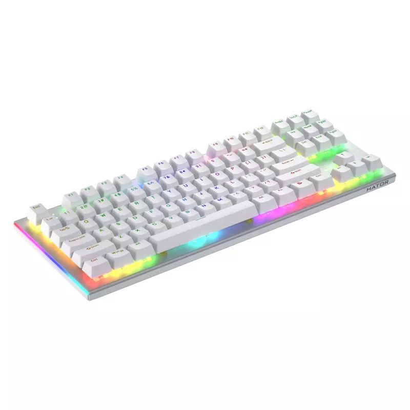 HATOR Gravity X TKL Tastatur Gaming USB QWERTY US English Weiß