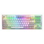 HATOR Gravity TKL Tastatur Gaming USB QWERTY US English Weiß