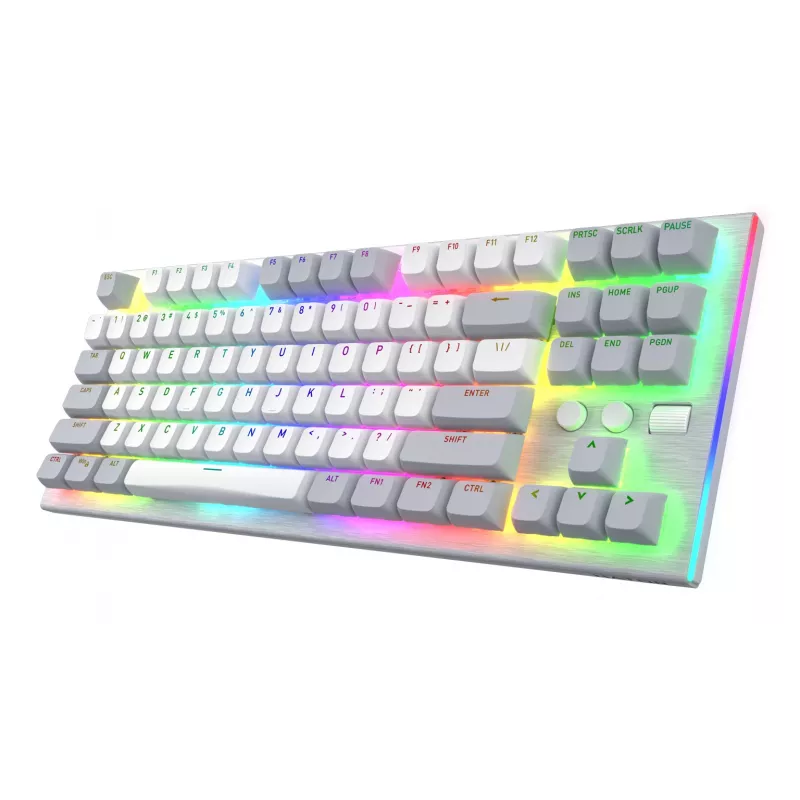 HATOR Gravity TKL Tastatur Gaming USB QWERTY US English Weiß