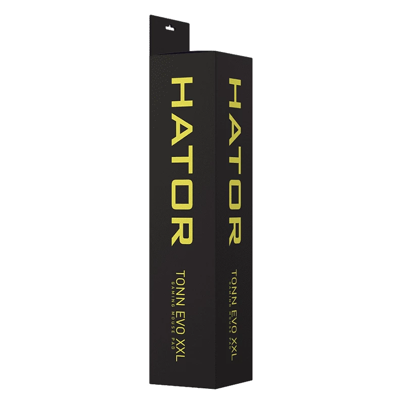 HATOR Tonn EVO XXL Gaming-Mauspad Schwarz