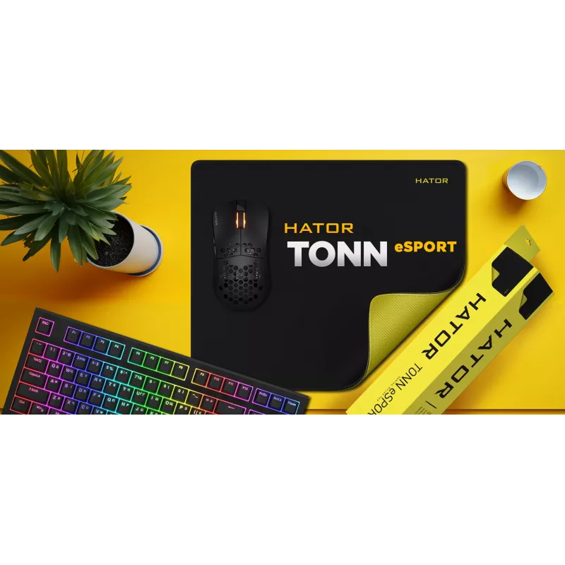 HATOR Tonn eSport Gaming-Mauspad Schwarz