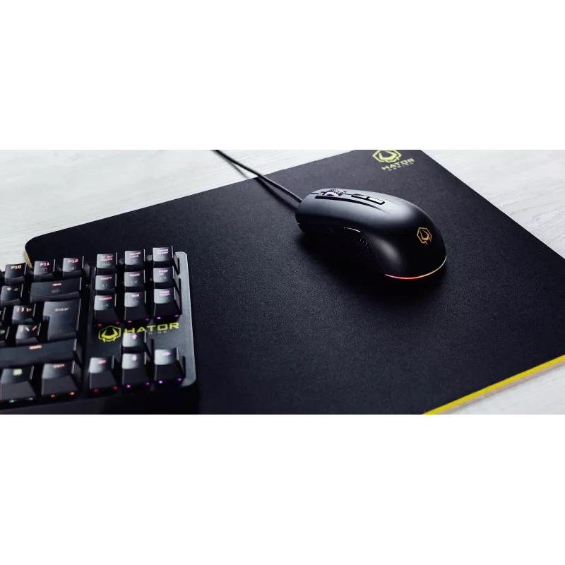 Gaming-Mauspad HATOR Tonn XXL Schwarz 900x420 mm Gummi