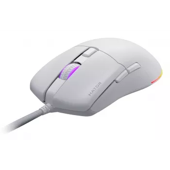 Maus HATOR Pulsar 3 Optical Gelb 12000 DPI 6 Buttons White