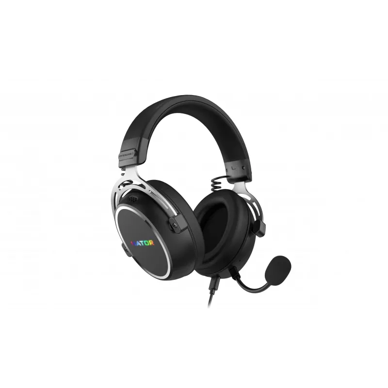 HATOR Hypergang 3 USB Headset Kabelgebunden & Kabellos Kopfband Gaming USB Typ-C / USB Typ-A Bluetooth Schwarz