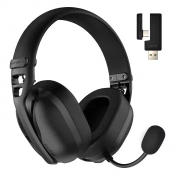 HATOR Hyperpunk 3 kabelloses Headset Kabelgebunden & Kabellos Head-band Gaming USB Type-C / USB Type-A Bluetooth Schwarz