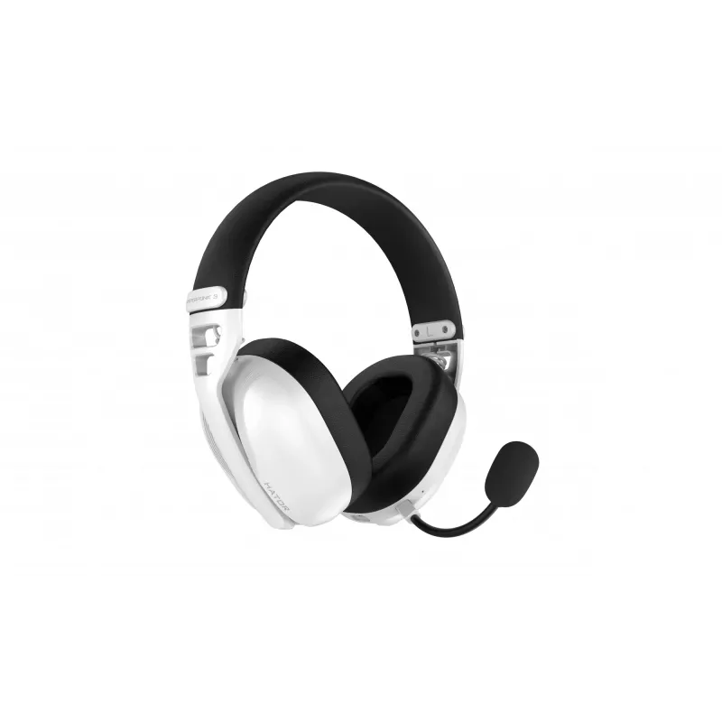 HATOR Hyperpunk 3 kabelloses Headset Kabelgebunden & Kabellos Head-band Gaming USB Type-C / USB Type-A Bluetooth Weiß