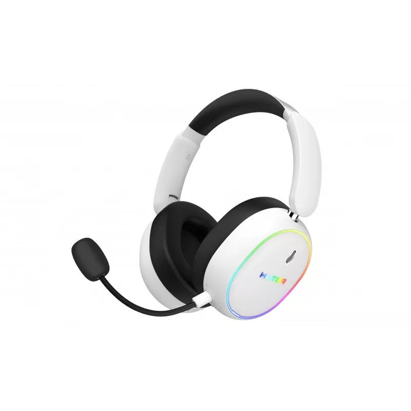 HATOR Phoenix 2 kabelloses Headset Kabelgebunden & Kabellos Kopfband Gaming USB Type-C / USB Type-A Bluetooth Weiß