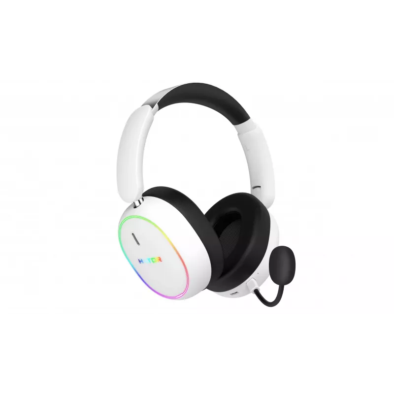 HATOR Phoenix 2 kabelloses Headset Kabelgebunden & Kabellos Kopfband Gaming USB Type-C / USB Type-A Bluetooth Weiß