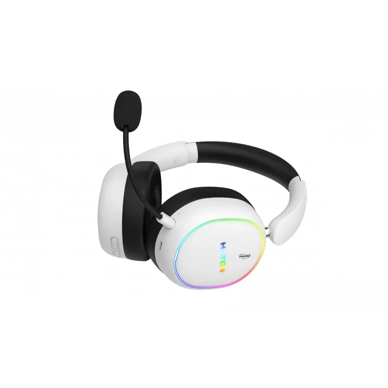 HATOR Phoenix 2 kabelloses Headset Kabelgebunden & Kabellos Kopfband Gaming USB Type-C / USB Type-A Bluetooth Weiß