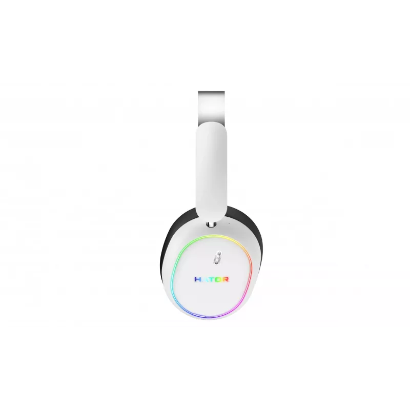 HATOR Phoenix 2 kabelloses Headset Kabelgebunden & Kabellos Kopfband Gaming USB Type-C / USB Type-A Bluetooth Weiß