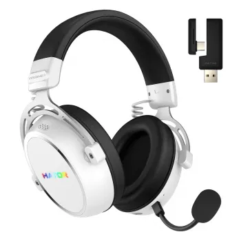 HATOR Hypergang 3 kabelloses Headset Head-band Gaming USB Type-C / USB Type-A Bluetooth Weiß