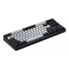 HATOR Rockfall 3 TKL Wireless, schwarz, QMK/VIA, OMA-Profil weiß-schwarze Tastenkappen Tastatur - lineare mechanische Hotswap-Schalter - US - ANSI-Layout (HTK850)