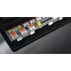 HATOR Rockfall 3 TKL Wireless, schwarz, QMK/VIA, OMA-Profil weiß-schwarze Tastenkappen Tastatur - lineare mechanische Hotswap-Schalter - US - ANSI-Layout (HTK850)