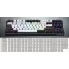 HATOR Rockfall 3 TKL Wireless, schwarz, QMK/VIA, OMA-Profil weiß-schwarze Tastenkappen Tastatur - lineare mechanische Hotswap-Schalter - US - ANSI-Layout (HTK850)