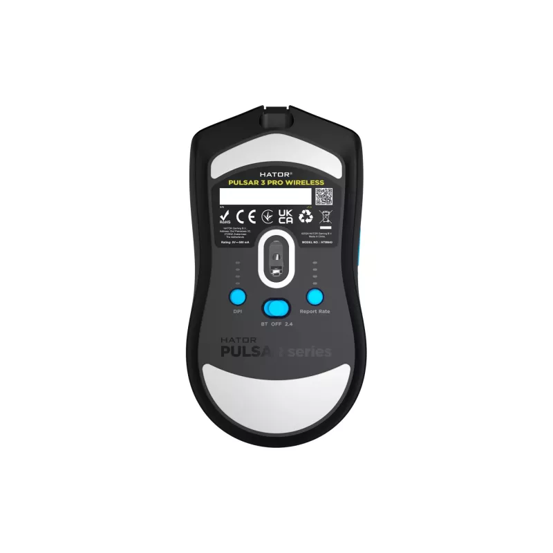HATOR Pulsar 3 PRO Wireless Maus Gaming Rechtshänder RF Wireless + Bluetooth + USB Typ-A Optisch 30000 DPI