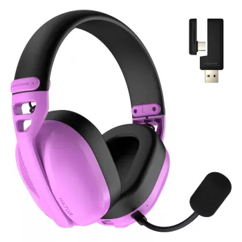 HATOR Hyperpunk 3 kabelloses Headset Kabelgebunden & Kabellos Head-band Gaming USB Type-C / USB Type-A Bluetooth Violett