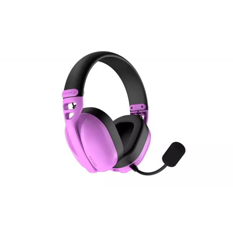 HATOR Hyperpunk 3 kabelloses Headset Kabelgebunden & Kabellos Head-band Gaming USB Type-C / USB Type-A Bluetooth Violett